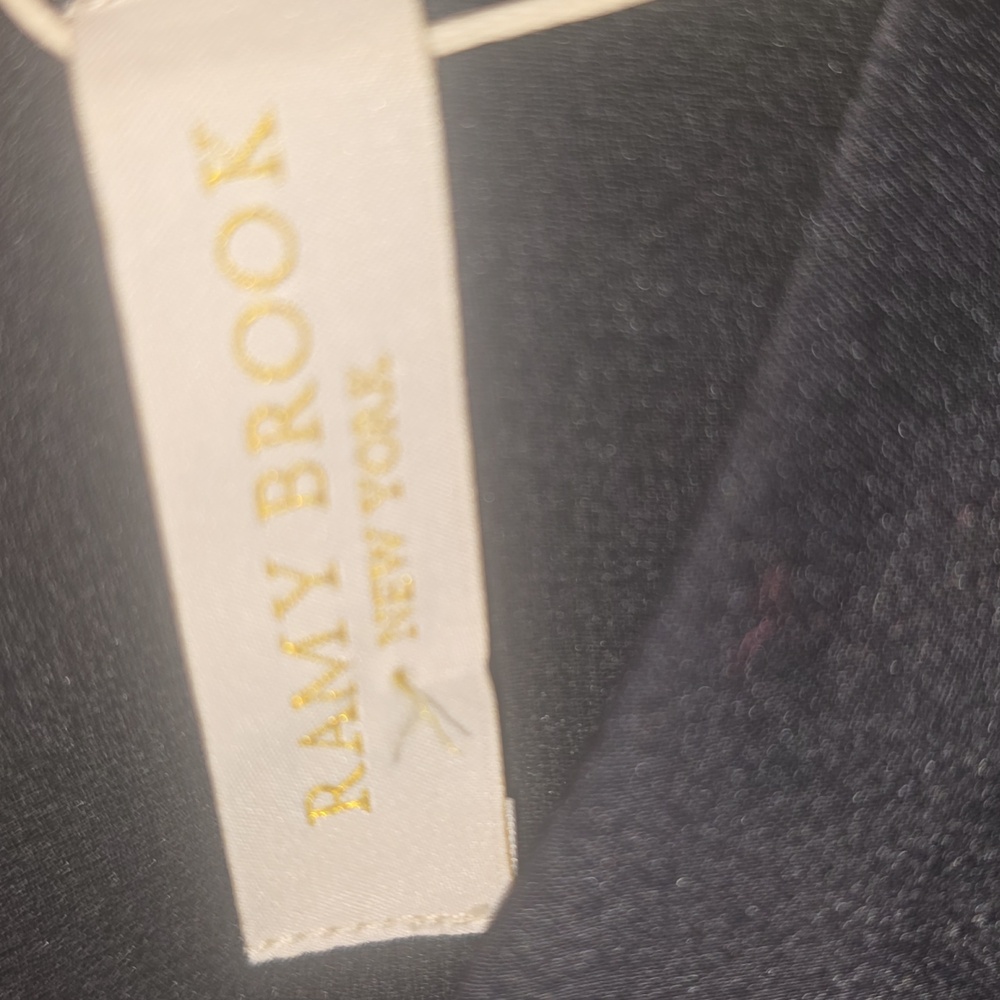 Ramy Brook Tessa Black One-Shoulder Jumpsuit - Picture 2 of 10